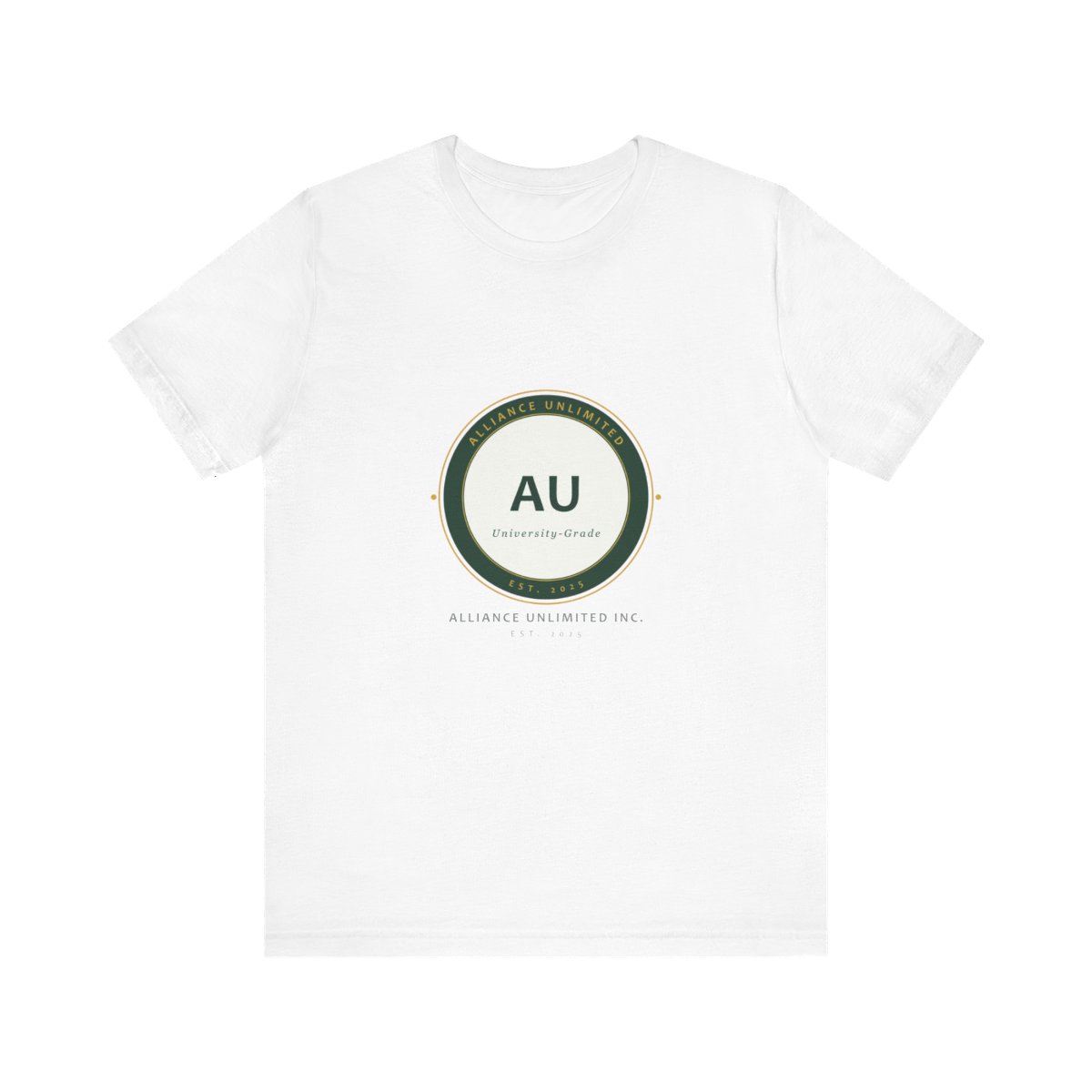 AU Monogram Pocket Tee — Light
